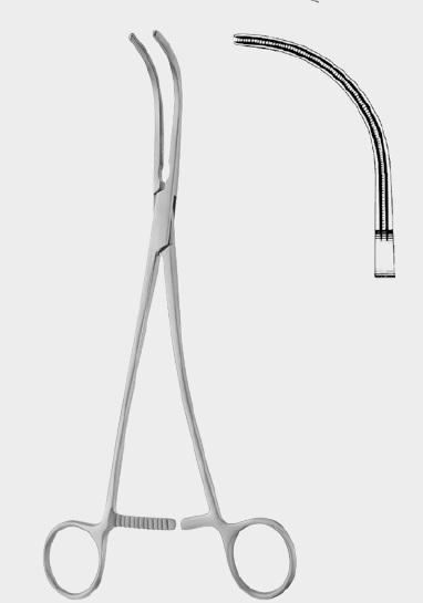 Затискач для аневризми ДЕБЕЙКІ БАХНСОН (DEBAKEY BAHNSON), 24,0 см (cm)